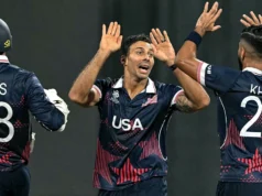 Copa do Mundo T20: Índia luta rumo a um total competitivo contra os EUA