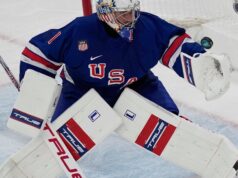 Goleiro do time masculino de hóquei dos EUA sobre chamada de Trump: ‘Deveria ter reagido de forma diferente’