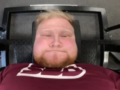 Um agachamento de 500kg ajudou o jovem de 23 anos a conquistar o título britânico