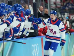 ASSISTIR: Matt Boldy vence a equipe dos EUA no jogo pela medalha de ouro no hóquei