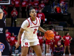 O basquete feminino da Rutgers caiu para a Penn State por 87-78 na noite do último ano