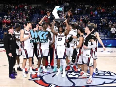 Gonzaga conquista parte do título da temporada regular do WCC com vitória de vingança sobre Portland por 89-48
