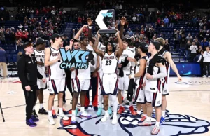 Gonzaga conquista parte do título da temporada regular do WCC com vitória de vingança sobre Portland por 89-48