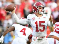 Alabama QB Ty Simpson tem pouca experiência, mas pode ser uma escolha de primeira rodada