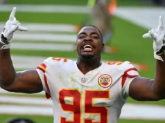 Chiefs DL Chris Jones enviou uma mensagem à NFL durante o Super Bowl LX