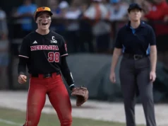 Recapitulação do softball do Huskers – Fim de semana invicto: # 6 Nebraska 9 – Seattle U. 0 (6 pol.)