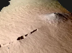 Jovens vulcões marcianos escondem um poderoso motor de magma sob a superfície