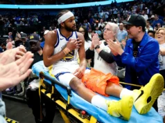 Moses Moody, do Warriors, foi afastado dos gramados devido a uma grave lesão no joelho