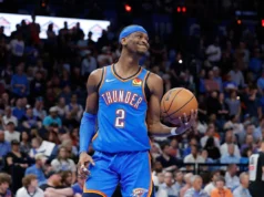 Shai Gilgeous-Alexander, do Thunder, empata com Wilt Chamberlain pelo maior número de jogos consecutivos de 20 pontos