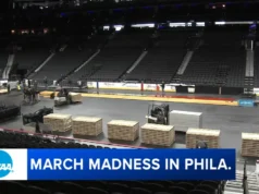 Filadélfia será a sede da rodada de abertura do torneio da NCAA na Xfinity Mobile Arena