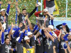 Suarez liderou a Venezuela na ultrapassagem dos Estados Unidos e conquistou seu primeiro título do Clássico Mundial de Beisebol