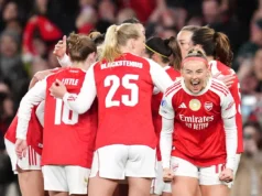 Arsenal e Wolfsburg venceram a primeira mão das quartas-de-final da Liga dos Campeões Feminina.