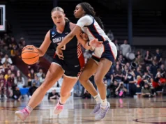 O tempo feminino de Gonzaga no torneio da NCAA terminou cedo nas mãos de Ole Miss