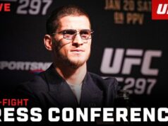 Coletiva de imprensa pós-luta do UFC Londres