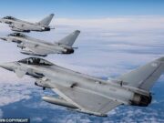 RAF Typhoon derruba drone iraniano ‘rumando para o Catar’