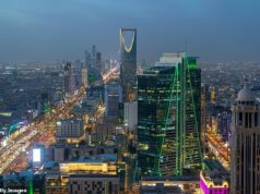 Riad, a capital da Arábia Saudita, tornou-se a principal rota de saída e centro para os ultra-ricos que fogem de Dubai