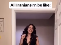 Garota iraniana que se tornou viral com a ‘dança do Trump’ revela que seu primo foi morto e espancou o regime islâmico
