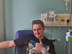 O ator de Hope Street, Finian Garbutt, 28, revela que está lutando contra um câncer terminal: pai de um filho diz que agora está ‘entrando no fim da vida’ após ‘rápida progressão’ do câncer de pele