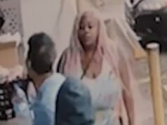 A peruca rosa de uma mulher foi puxada por outro homem em uma briga feroz em um posto de gasolina de Miami… antes de tiros serem disparados