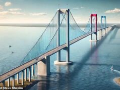 As cidades esnobes de Hamptons poderão em breve ser inundadas de turistas, à medida que os planos para uma ponte de US$ 50 bilhões conectando o enclave a Connecticut ganham força.