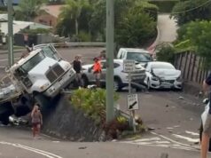 Freios de caminhão falham nas movimentadas estradas australianas