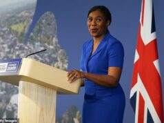 Kimi Badenoch planeja remodelação ‘para impedir que a estrela em ascensão Katie Lam abandone a reforma’, já que Preeti Patel e Chris Phillips estão sob ameaça