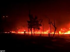 As ruas de Teerã estão em chamas após um ataque dos EUA a um depósito de petróleo