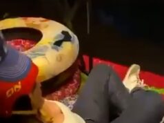 Momentos antes de a mãe morrer após cair em um escorregador extremo e emocionante na Colômbia