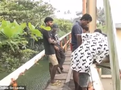 Turista britânico, 82 anos, morto após tentar e não conseguir escapar do trem expresso que se aproximava enquanto passeava na ponte ferroviária no Sri Lanka