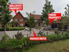 O chefe da empresa, de 72 anos, e sua esposa, de 80, são acusados de atacar vizinhos e danificar o Jaguar por causa de uma disputa na garagem de sua casa de £ 670.000.