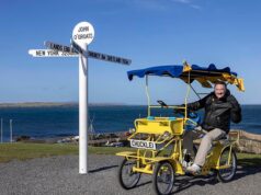 Uma visão sorridente… A mega turnê de arrecadação de fundos da lenda infantil da TV Paul Elliott para Marie Curie