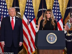 Trump classifica estrela de cinema de Melania como ‘grande demais para a Casa Branca’