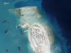 China constrói grande muro de areia: Xi Jinping ordena operação massiva de dragagem para transformar ilha disputada no Mar da China Meridional em base militar