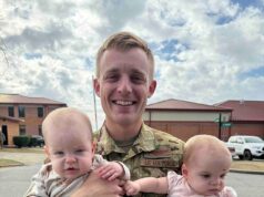 O novo pai que acabou de ser promovido está entre os seis heróis americanos mortos na queda do avião missionário no Irã