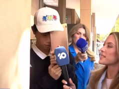 O novato em série que filmou mais de 100 mulheres em banheiros públicos, Elon Musk, compartilha uma mensagem de três palavras com a Austrália