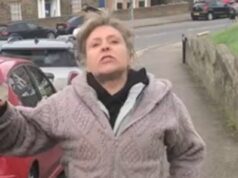 O clipe foi divulgado depois que duas pessoas ficaram feridas em um ‘ataque de garrafa de vidro’