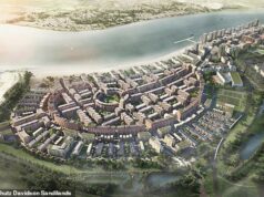 Enorme nova cidade sendo construída no Reino Unido com 20.000 casas, hotéis, lojas e escolas para enfrentar a crise imobiliária