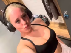 A influenciadora de fitness, de 21 anos, provocou indignação depois que imagens dela gritando abusos racistas “horríveis” contra transeuntes na rua se tornaram virais.