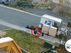 Funcionário dos correios é preso por empurrar violentamente um menino judeu para o chão, em um ato horrível capturado pela câmera