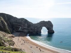 Turistas desesperados ignoram as placas de “perigo sem acesso” no popular local de beleza de Dorset – apesar dos temores de segurança