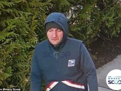 Carteiro do USPS acusado de socar um menino judeu de quatro anos, retratado enquanto a polícia diz que ‘ataque’ não está sendo investigado como crime de ódio