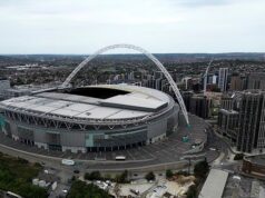 Um torcedor de futebol de 27 anos foi acusado de utilização não autorizada depois de tentar entrar em Wembley sem ingresso – o primeiro desse tipo.