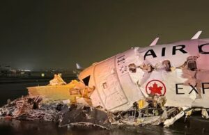 O sobrevivente do acidente de avião da Air Canada, LaGuardia, compartilha fotos horríveis em close da carnificina após o acidente