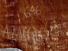 Pilotos de ATV vandalizam antigas esculturas em cavernas de Utah detalhando suas comunicações