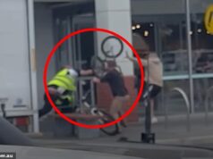 Australianos pedem aumento salarial de guarda de segurança após briga com ladrão de bicicleta