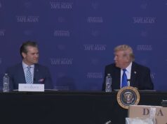 ‘Pete, acho que você é a primeira pessoa a dizer ‘vamos lá”: Moment Hegseth dá um sorriso irônico enquanto Trump sugere que a guerra no Irã foi ideia dele, já que o conflito cria mais caos econômico