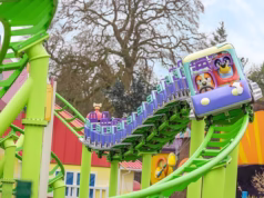 Dê uma olhada na primeira montanha-russa azulada do mundo enquanto Alton Towers compartilha imagens de drone da nova atração