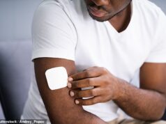 Adesivos de TRH usados para a menopausa podem ser administrados a HOMENS como tratamento de câncer de próstata, dizem especialistas