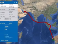 Duas palavras preocupantes que permitiram ao navio navegar pelo Estreito de Ormuz – antes de chegar à Austrália