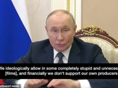 Furioso, Putin dá um tapa público em um oficial e ordena a proibição de filmes de faroeste após ser insultado por um documentário vencedor do Oscar